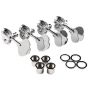 Fender Deluxe F Stamp Bass Tuners Set, Chrome