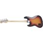 Fender Deluxe Active Jazz Bass Maple Fretboard 3 Color Sunburst (2016) rear back body