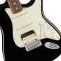 Fender American Professional Stratocaster HSS Shawbucker Guitar Rosewood Black