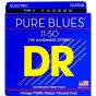DR Strings Heavy PURE BLUES Pure Nickel Electric Guitar Strings (11-50)