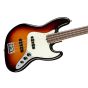 Fender American Professional Fretless Jazz Bass Rosewood 3-Color Sunburst Angle2