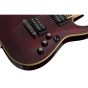Schecter Omen Extreme-7 7-String Electric Guitar Black Cherry angle 4