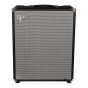 Fender Rumble 500, 120V, Black/Silver Bass Combo Amp angled top