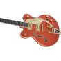 G6620TFM Players Edition Nashville Center Block Double-Cut, Bigsby, Orange Stain