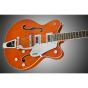 GRETSCH G5422T Electromatic Double Cut Hollowbody Electric Guitar Orange Stain Angle