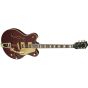 GRETSCH G5422TG Electromatic Double Cut Hollowbody Electric Guitar Walnut Stain  Angle3