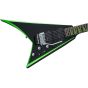 Jackson Rhoads RRX24 Rosewood Fretboard Black w/ Neon Green Bevels