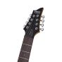 Schecter C-8 Deluxe Left Handed 8-String Electric Guitar Satin Black Head