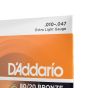 D'Addario EJ10 SET ACOUS GTR 80/20 BRZ X-LITE Acoustic Guitar Strings