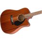 Fender CD-60SCE Acoustic Guitar All Mahagony
