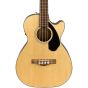 Fender CB-60SCE Acoustic Electric Bass Guitar, Natural