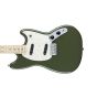 Fender Mustang Maple FB Olive Body View