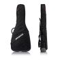 Mono Case Vertigo Semi-Hollowbody guitar bag, Jet Black and side view 
