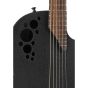 Ovation 1778TX Elite TX Series Mid-Depth Acoustic/Electric Guitar (Black)