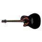 Ovation Celebrity Elite CE44l-5 Electric Acoustic Guitar Mid Cutaway Left-Handed Model Black