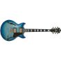 Ibanez AM93QM Artcore Expressionist Electric Guitar Jet Blue Burst