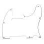 All Parts Pick Guard for Telecaster, 8 screw holes, 3-ply, White