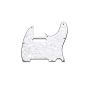 All Parts Pickguard for Telecaster, 8 screw holes, 3-ply, White Pearloid