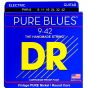 DR Strings Pure Blues Lite Electric Guitar Strings, 9-42