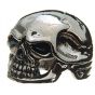 Q-Parts Jumbo Skull I Knob Pearl Black