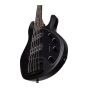 Sterling by Music Man StingRay5 HH, RAY35HH-SBK-R2 Electric Bass w/ Gig Bag - Stealth Black