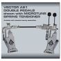 Axis Sabre A21 Double Pedal with MicroTune pedal view