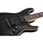 Schecter Omen Extreme-7, 7-String Electric Guitar See-Thru Black 2