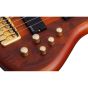 Schecter Stiletto Studio-6 6-String Bass GuitarLeft Handed Honey Satin 5