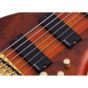 Schecter Stiletto Studio-6 6-String Bass GuitarLeft Handed Honey Satin 4