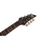 Schecter Omen 7 Electric Guitar 7-String Rosewood Fretboard Gloss Black neck top