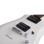 Schecter C-6 Deluxe Electric Guitar Rosewood Fretboard Satin White zoomed body