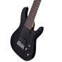 Schecter C-8 Deluxe 8-String Electric Guitar Rosewood Fretboard Satin Black high
