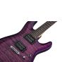 Schecter C-6 Plus Electric Guitar Rosewood Fretboard Electric Magenta zoomed body 