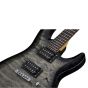 Schecter C-6 Plus Electric Guitar Rosewood Fretboard Charcoal Burst mid body