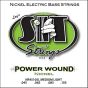 SIT Power Wound Bass String Set, Long Med Lt, Nickel plated