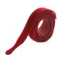 Rip-Tie 1/2"x5" cable wrap, Roll of 25, Red