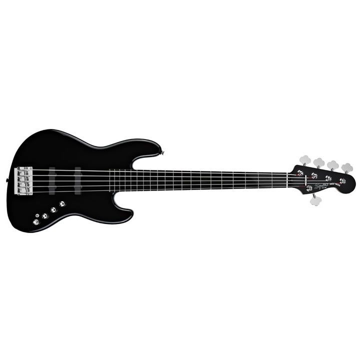 Fender Squier Deluxe Active Jazz Bass V 5-String Black