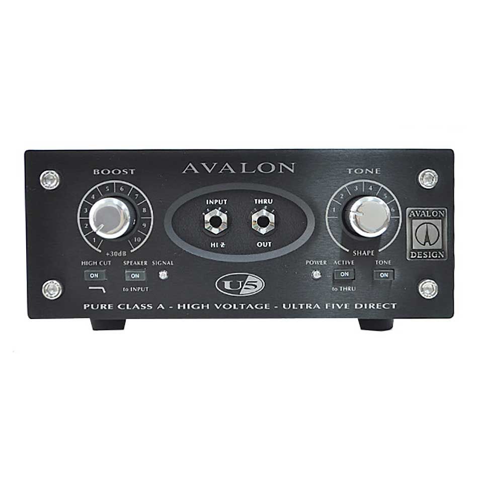 Avalon U5 DI Box & Instrument Preamplifier Black