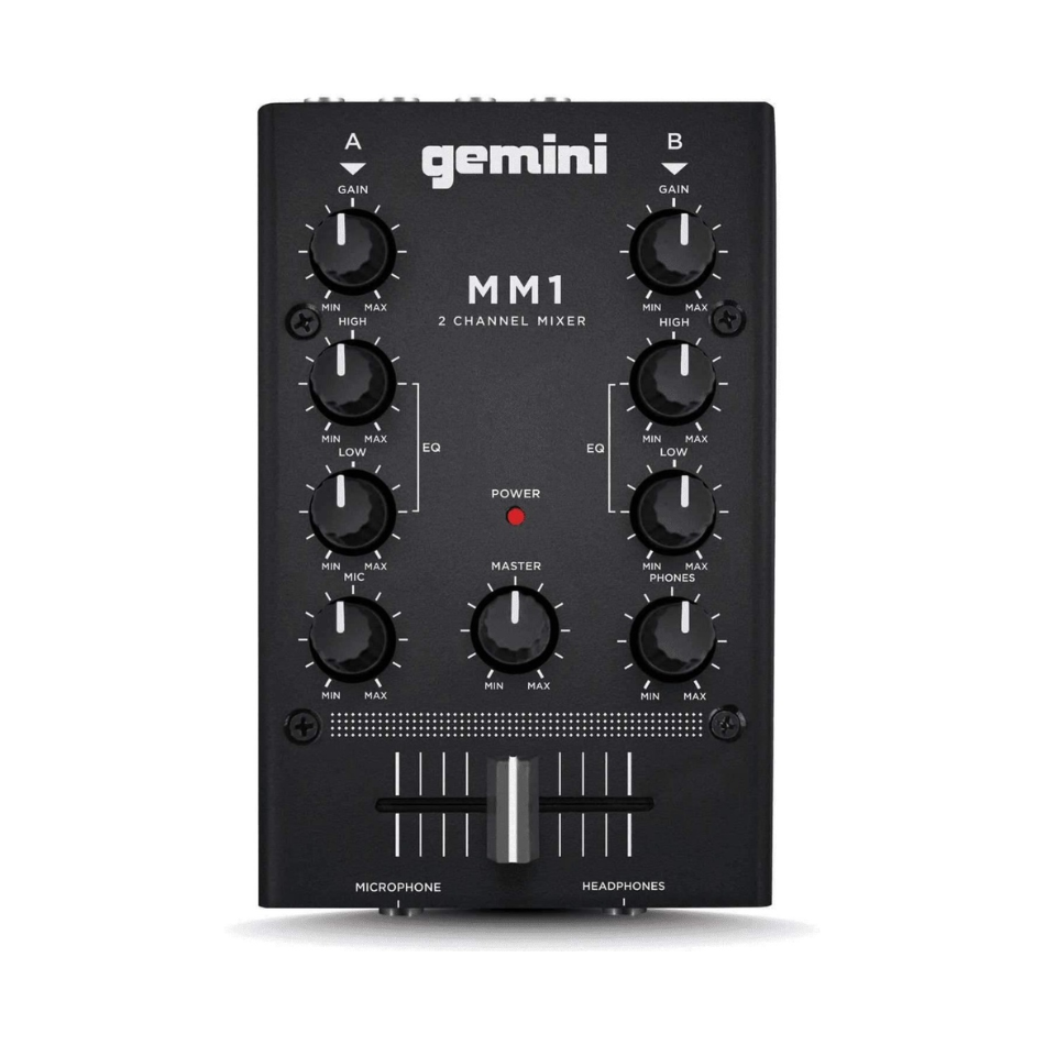 Gemini MM1 2 Channel Analog Audio DJ