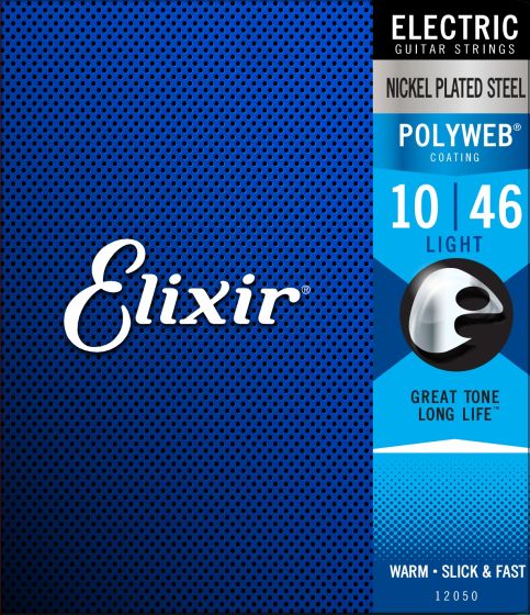 Elixir Nickel Plated Steel w/Polyweb Coating, Light .010-.046 