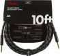 Fender Deluxe Series Instrument Cable, Straight/Straight, 10', Black Tweed