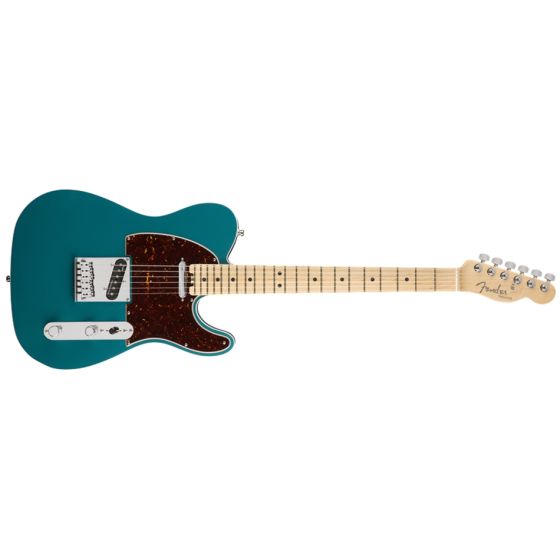 Fender American Elite Telecaster Electric Guitar, Maple neck, w/case, Ocean Turquoise