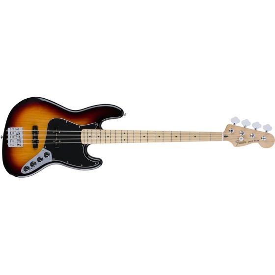 Fender Deluxe Active Jazz Bass Maple Fretboard 3 Color Sunburst (2016) full body