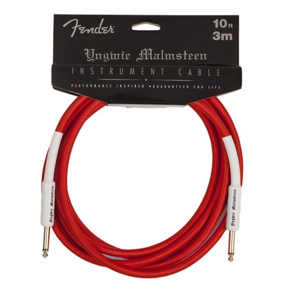 FENDER Yngwie Malmsteen Instrument Cable 10' Red