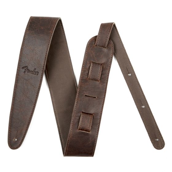 Fender Strap, Artisan Crafted Leather, 2.5”, Brown