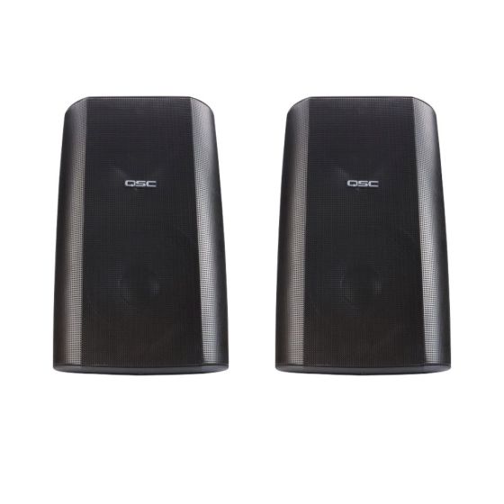 QSC AD-S82 8" 2-Way Surface Mount Speaker Pair w/Mounting System