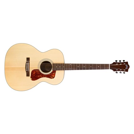 Guild OM-240E Westerly Acoustic Guitar Natural w/ Deluxe Gig Bag