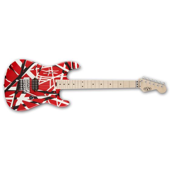 EVH Stripe Series Maple Fretboard Red Black White Electric Guitar