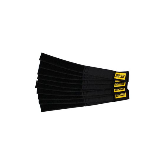 Rip-Tie Cable Wrap 3/4" x 6" 10-Pack Black