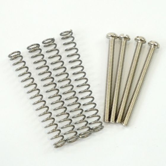 All Parts GS-3012-001 Pack of 4 Nickel Slot Head Humbucking Screws